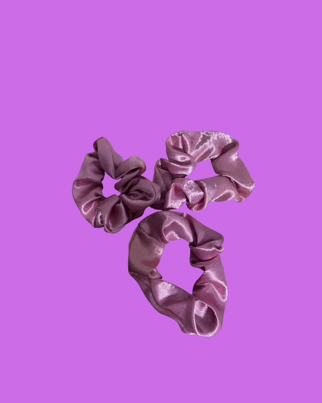 Scrunchies premium purple