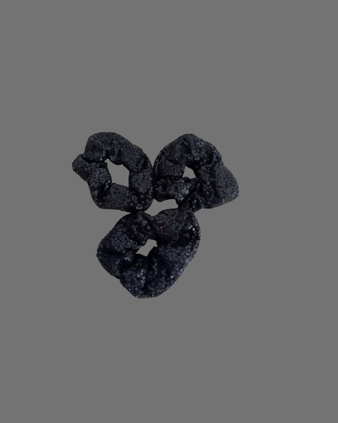 Scrunchies Sparkle black