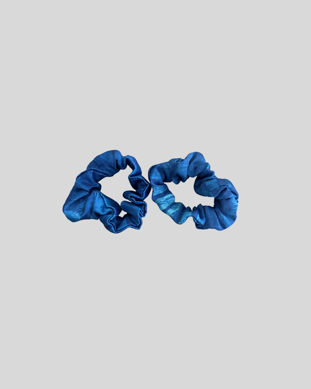Ocean Blue Scrunchies